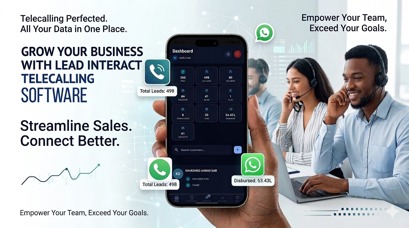 Grow Your Business With Lead Interact Telecalling Software